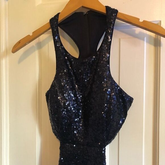 Tiffany Designs - 16226 Dazzling Scoop Neck Long Sequined Gown - Picture 5 of 10